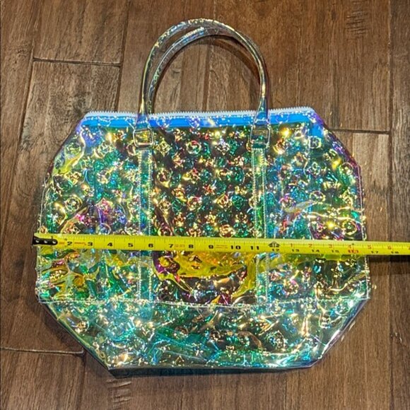 Small SHEIN Plastic Holographic Iridescent Tote Bag - Picture 2 of 4